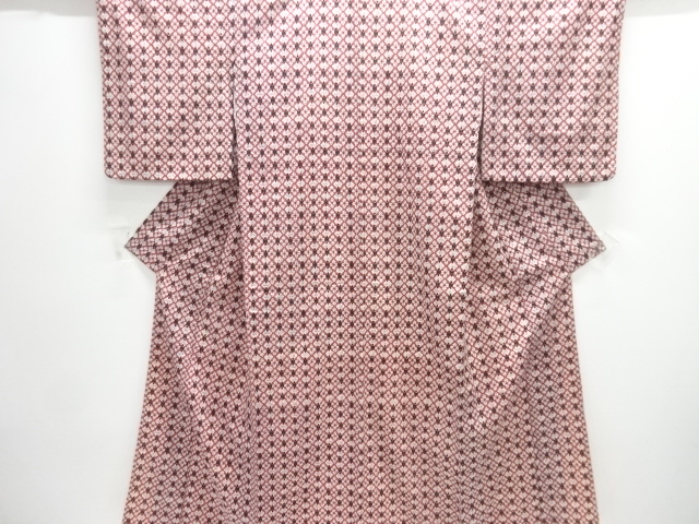 大正ロマン　花菱模様着物